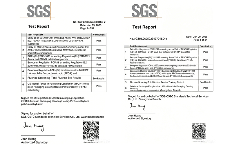 Yatu Powder Coatings Pass SGS PFAS Compliance Tests
